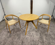 NEW Castlery Tribeca Round Dining Table with 2 Austen Chairs(FREE DELIVERY)🚚