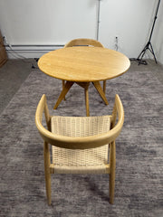 NEW Castlery Tribeca Round Dining Table with 2 Austen Chairs(FREE DELIVERY)🚚