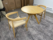 NEW Castlery Tribeca Round Dining Table with 2 Austen Chairs(FREE DELIVERY)🚚