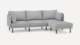 Burrow Field 4-Piece Sectional Lounger - Fog